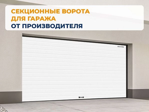 Cекционные ворота 2500х2050 мм белые DoorHan RSD02, https://sankt-peterburg.doorhan.ru